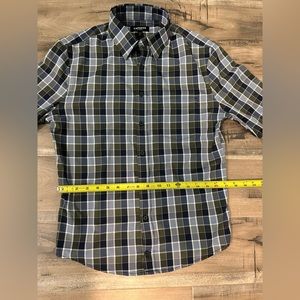 Three Express performance shirts. Medium extra slim.